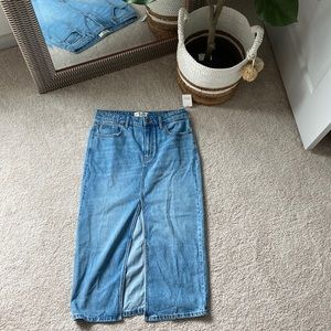 Free People Denim Skirt